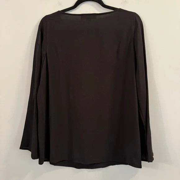 Women’s new MICHAEL Michael Kors Elegant Black open sleeve long sleeve blouse - Picture 5 of 5